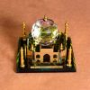 Picture of Gold Glass,Crystal Taj Mahal Crystal, For Home Decoration Gifted 100  mm one piece 