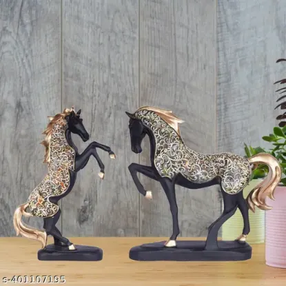 Picture of "Running Horse Showpiece for Home Decor | Feng Shui Good Luck Gift Figurine"
