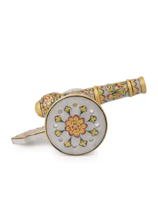 Picture of Meenakari work Marble Canon Decorative Showpiece