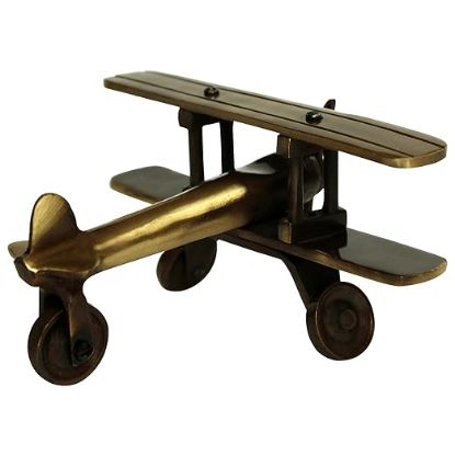 Picture of Brass Showpiece Decorative Antique Gift Items Aeroplane Model , Home Interior Decor Item, Table Decoration