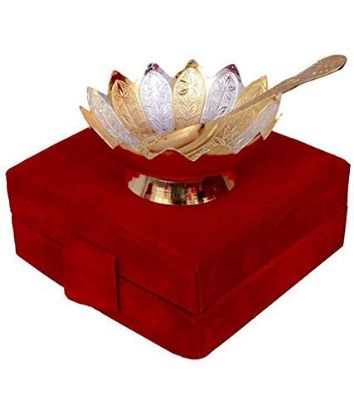 Picture of Interlife Gift Studio White Metal Bowl Set, 2 Pieces